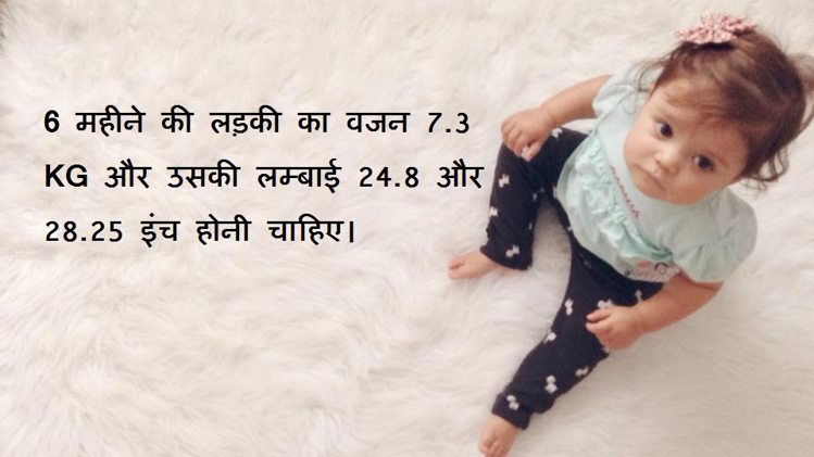 height and weight of a one year old baby girl